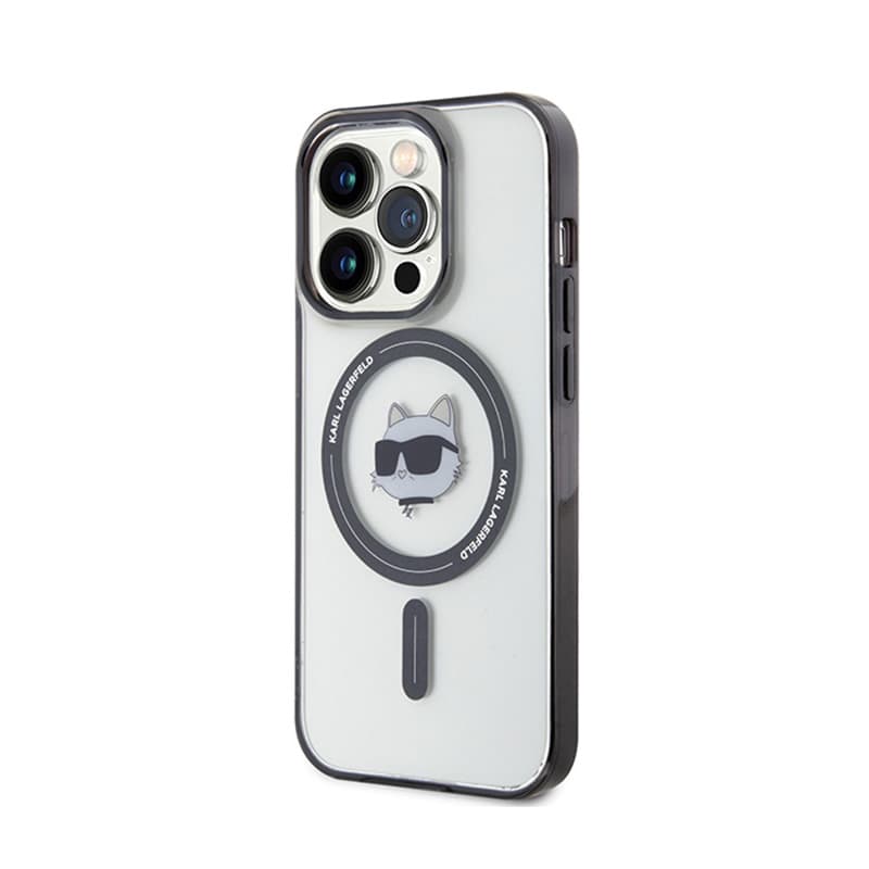 Karl Lagerfeld IML Choupette Head MagSafe - iPhone 15 Pro Max Case (Transparent) 2