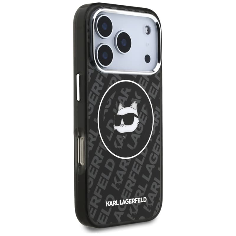 Karl Lagerfeld IML Choupette Head Logo MagSafe - Case for iPhone 17 Pro Max (black) 4