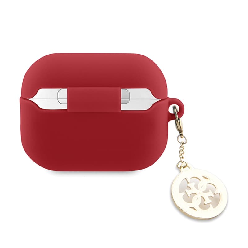 Guess 3D Rubber 4G Diamond Charm - AirPods Pro 2 Case (Red) 2