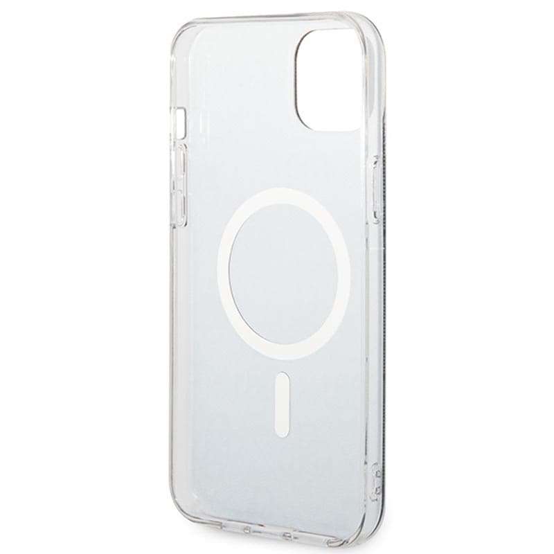 Guess Bundle Pack MagSafe 4G - Set of case for iPhone 14 Plus + MagSafe charger (Black/Gold) 8