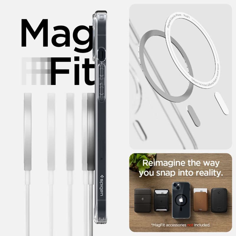 Spigen Ultra Hybrid Mag MagSafe - Case for iPhone 15 Plus / iPhone 14 Plus (Black) 3