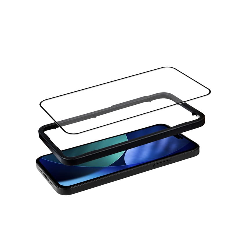 Crong 3D Armor Glass - Tempered glass iPhone 17 Pro Max + installation frame 3