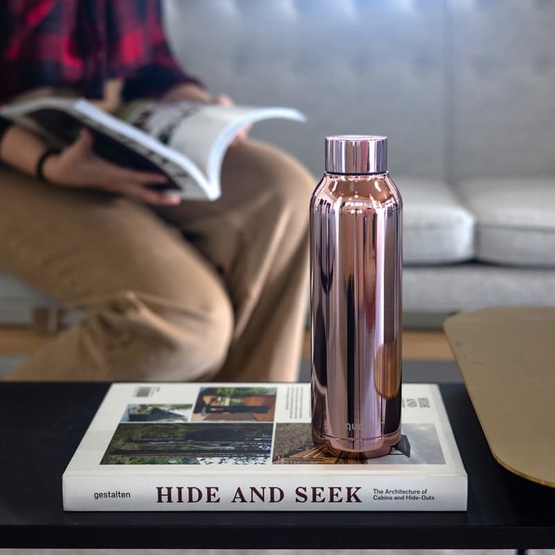 Quokka Solid - Stainless Steel Thermal Bottle 630 ml (Sleek Rose Gold) 3