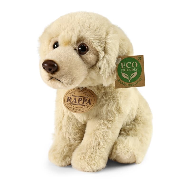 Rappa - Plush Realistic Sitting Labrador Retriever Dog 23 cm Eco-Friendly Soft Collection 2