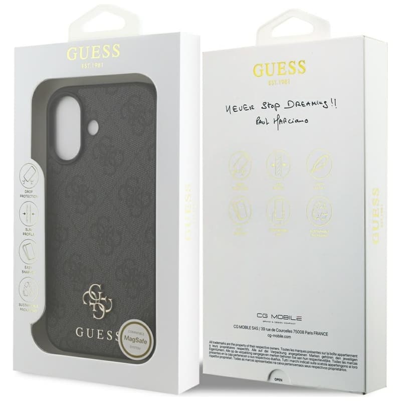 Guess 4G Small 4G and Classic MagSafe - Case iPhone 17 (black) 8