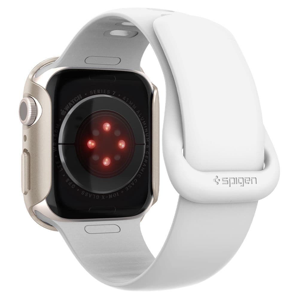 Spigen Thin Fit – Case for Apple Watch 8 / 7 41 mm (Starlight) 5