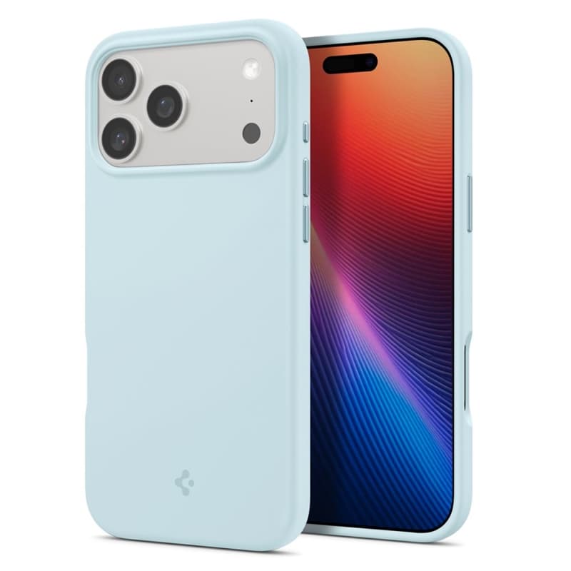 Spigen Silicone Fit Mag MagSafe - Case for iPhone 17 Pro Max (Mute Blue)