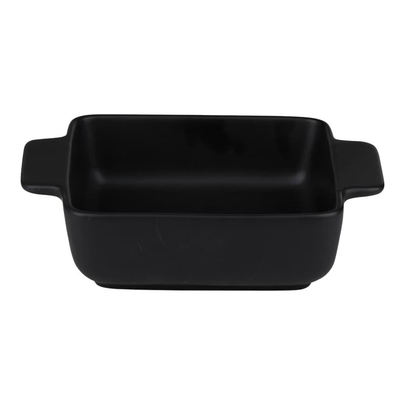 Alpina - Ceramic square ovenproof dish 21x15.8x5.8 cm (black) 2