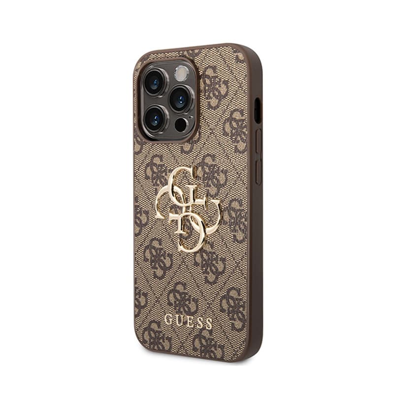 Guess 4G Big Metal Logo - iPhone 15 Pro Max Case (brown) 2