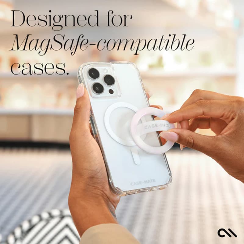 Case-Mate Magnetic Loop Grip - MagSafe finger grip (Soap Bubble) 4