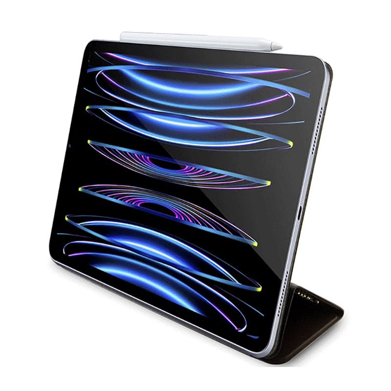 Guess 4G Stripe Allover - Case for iPad Pro 12.9" (2022-2020) (Brown) 5