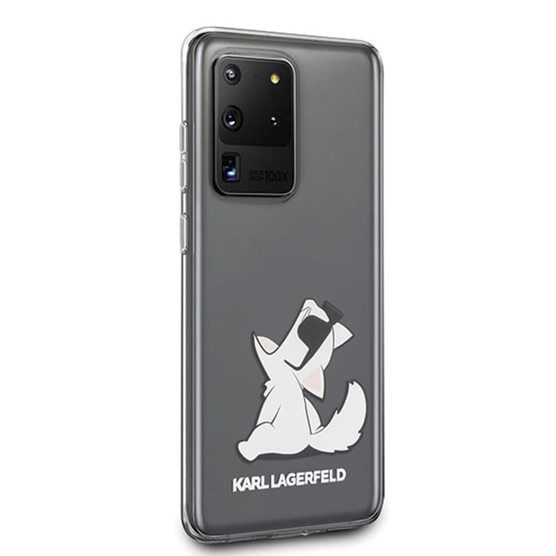 Karl Lagerfeld Choupette Fun Sunglasses - Case for Samsung Galaxy S20 Ultra (Transparent) 5
