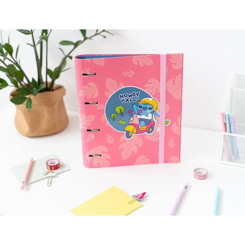 Disney Stitch - A4 binder (4 rings, elastic) 3