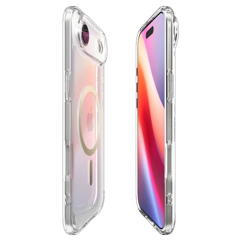 Spigen Ultra Hybrid Mag MagSafe - Case for iPhone Air (Clear/Gold) 6