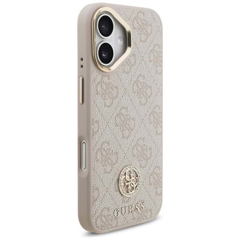 Guess 4G Strass Logo MagSafe - Case iPhone 17 Pro (Pink) 4