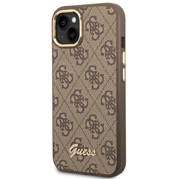Guess 4G Metal Camera Outline Case - Case for iPhone 14 Plus (Brown) 2