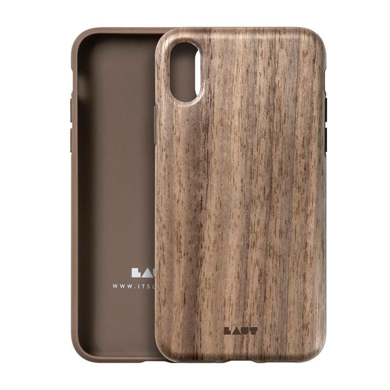 Laut PINNACLE - Case for iPhone XR with natural wood (Walnut) 6