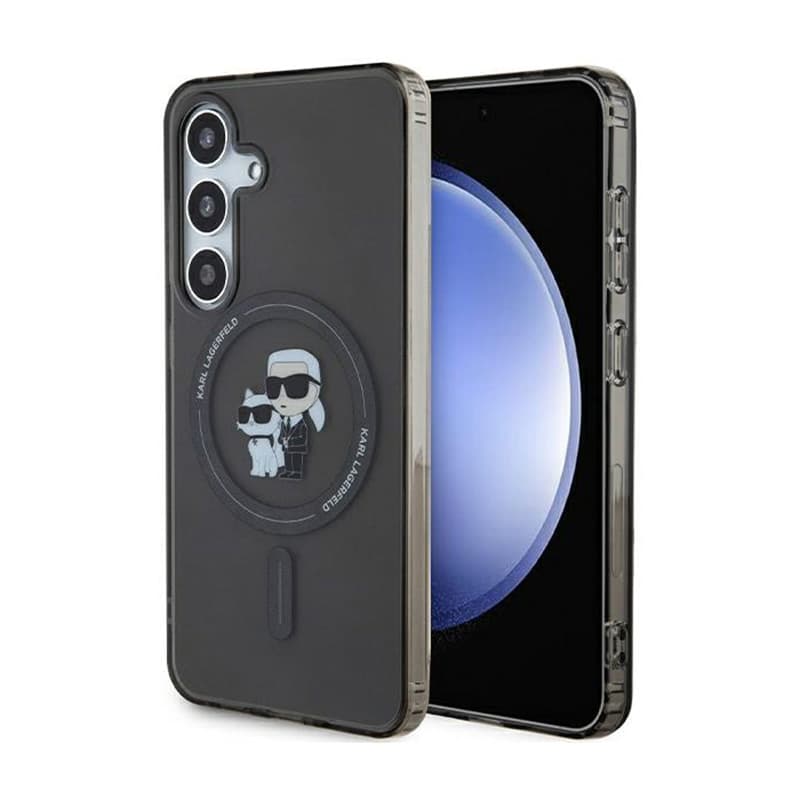 Karl Lagerfeld IML Karl & Choupette Glitter MagSafe - Samsung Galaxy S24 Case (black) 1