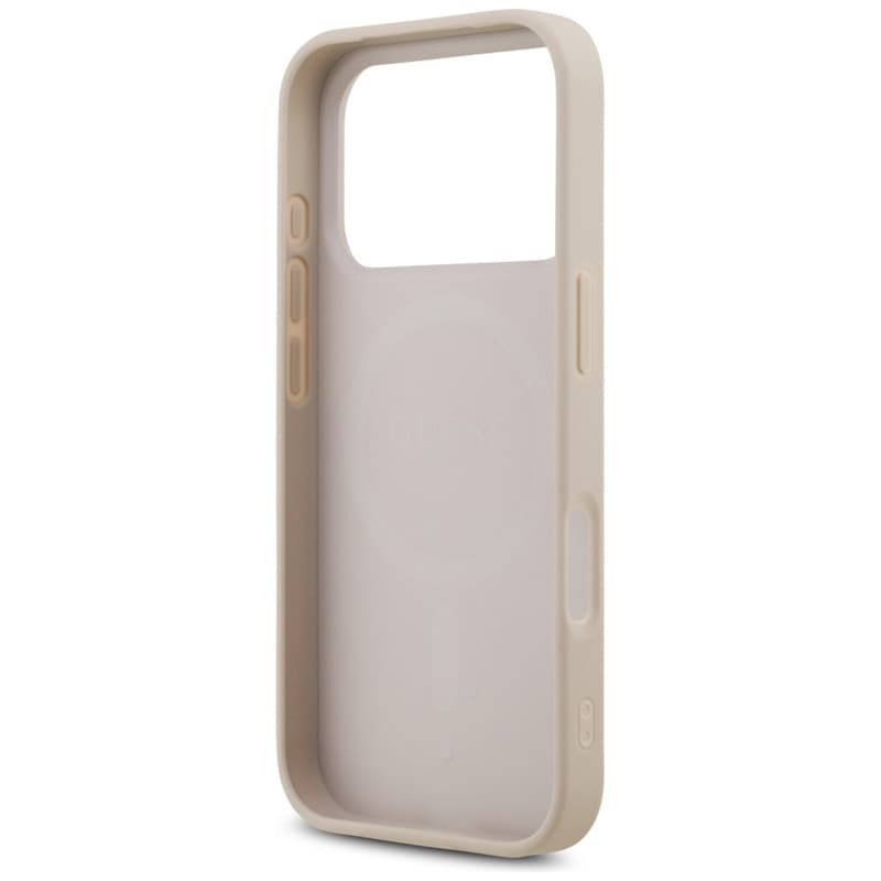 Guess Leather 4G Triangle Strass MagSafe - Case iPhone 17 Pro (pink) 7