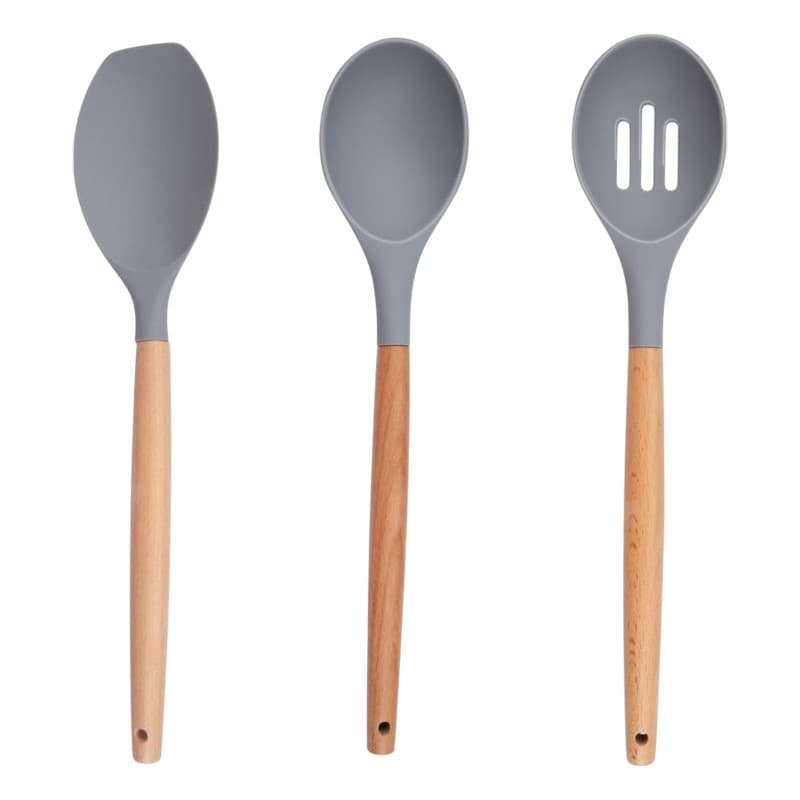 Alpina - Set of silicone kitchen utensils with a stand, 12 pieces 2