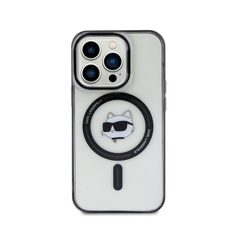 Karl Lagerfeld IML Choupette Head MagSafe - iPhone 15 Pro Max Case (Transparent) 3