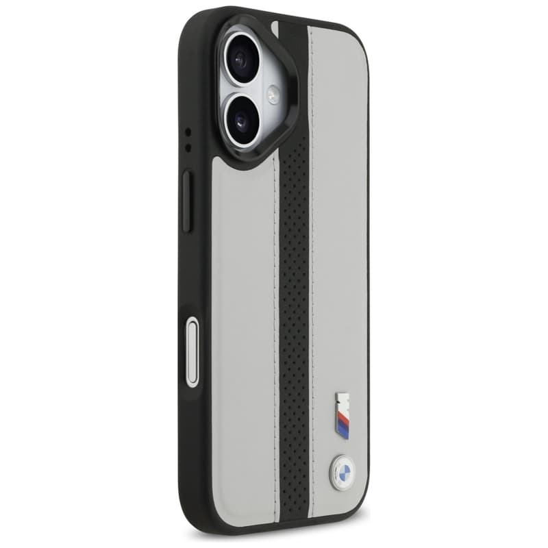 BMW M Perforated Stripe Logo MagSafe - iPhone 17 Case (Gray) 4