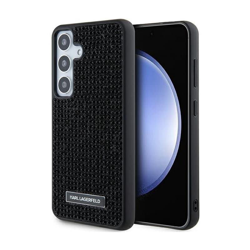 Karl Lagerfeld Rhinestone Metal Logo - Samsung Galaxy S24 Case (black) 1