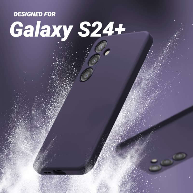 Crong Color Cover - Samsung Galaxy S24+ Case (Purple) 5
