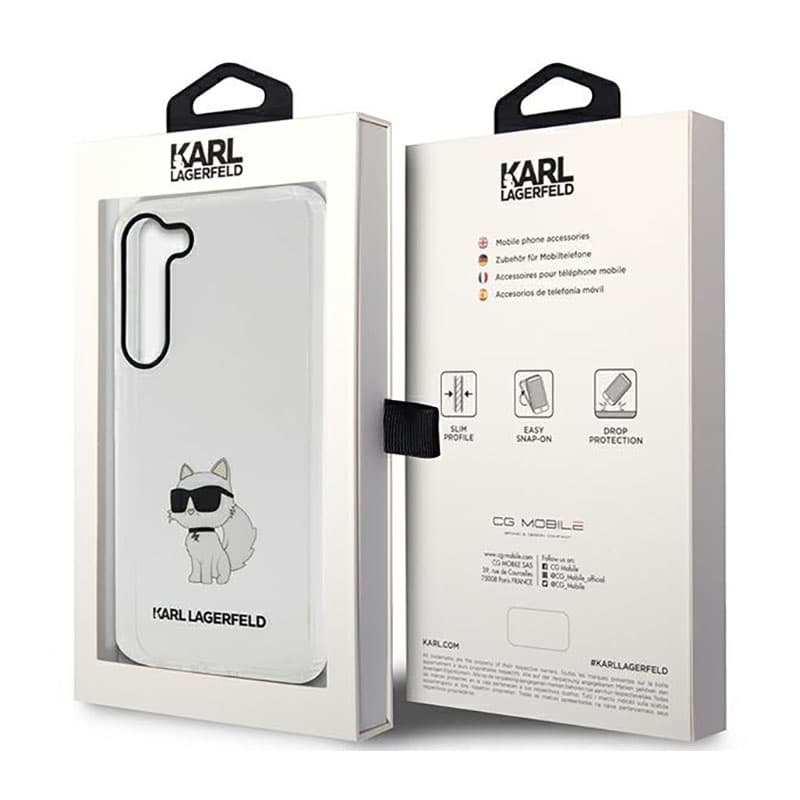 Karl Lagerfeld IML NFT Choupette - Case for Samsung Galaxy S23 (Clear) 8