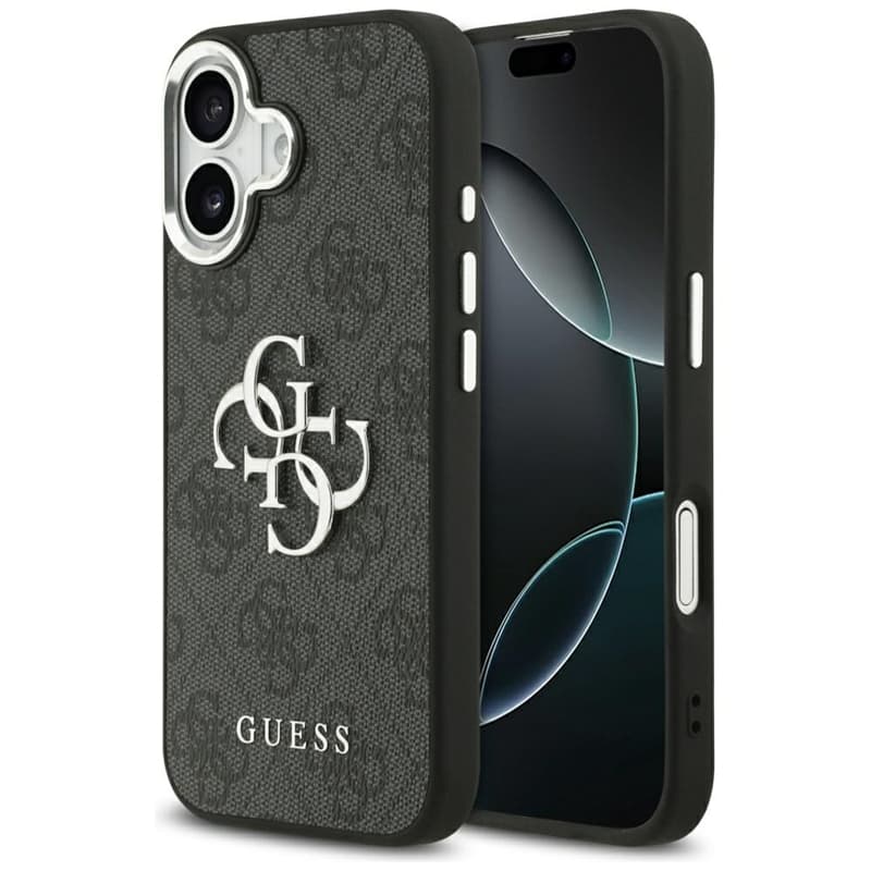 Guess 4G Big 4G Classic Logo - Case iPhone 17 (Black / Silver) 1