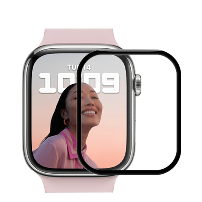 Mocolo 3D Glass Full Glue - Protective Glass for Apple Watch 7/8 screen 45 mm 2
