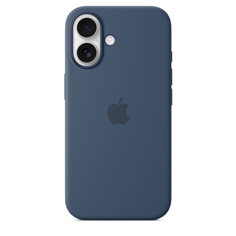 Apple Silicone Case – Silicone Case with MagSafe for iPhone 16 (Denim) 4