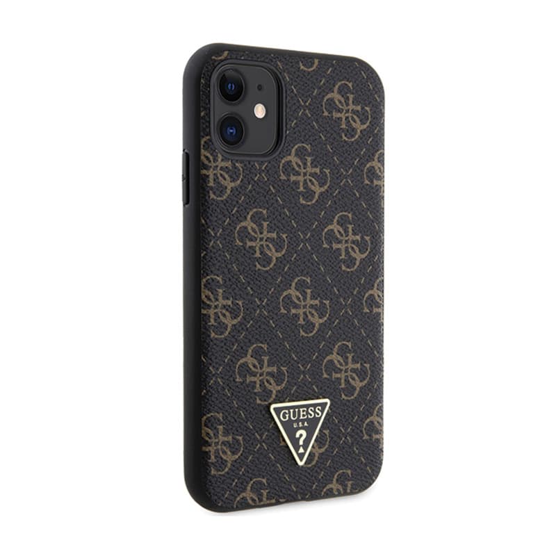 Guess 4G Triangle Metal Logo - Case for iPhone 11 (black) 4