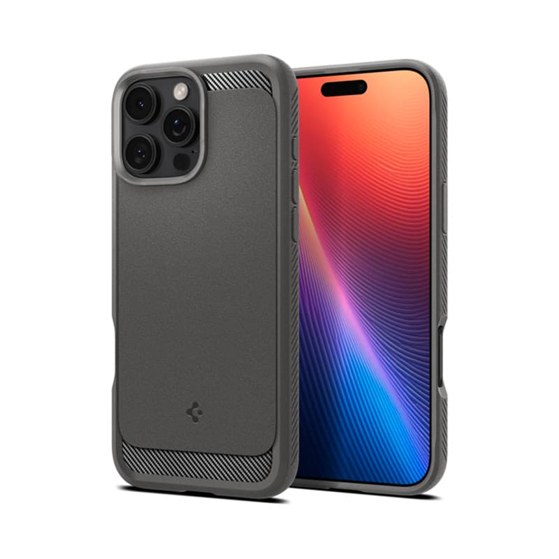Spigen Rugged Armor Mag MagSafe - Case for iPhone 16 Pro (Gray)