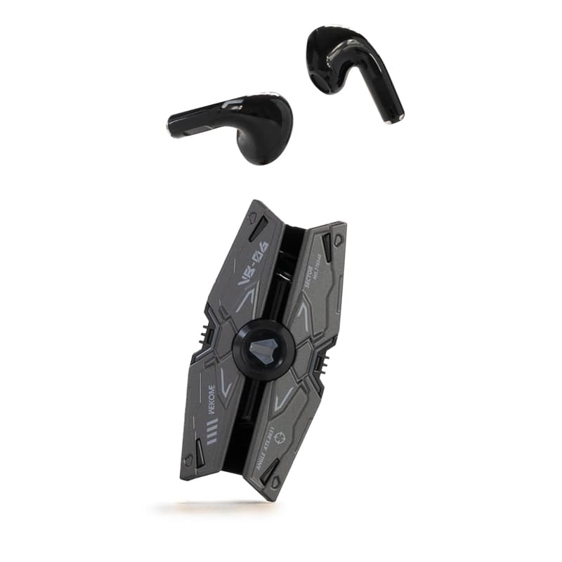 WEKOME VB06 Mecha Series - Bluetooth V5.3 TWS wireless headphones with charging case (Tarnish) 4