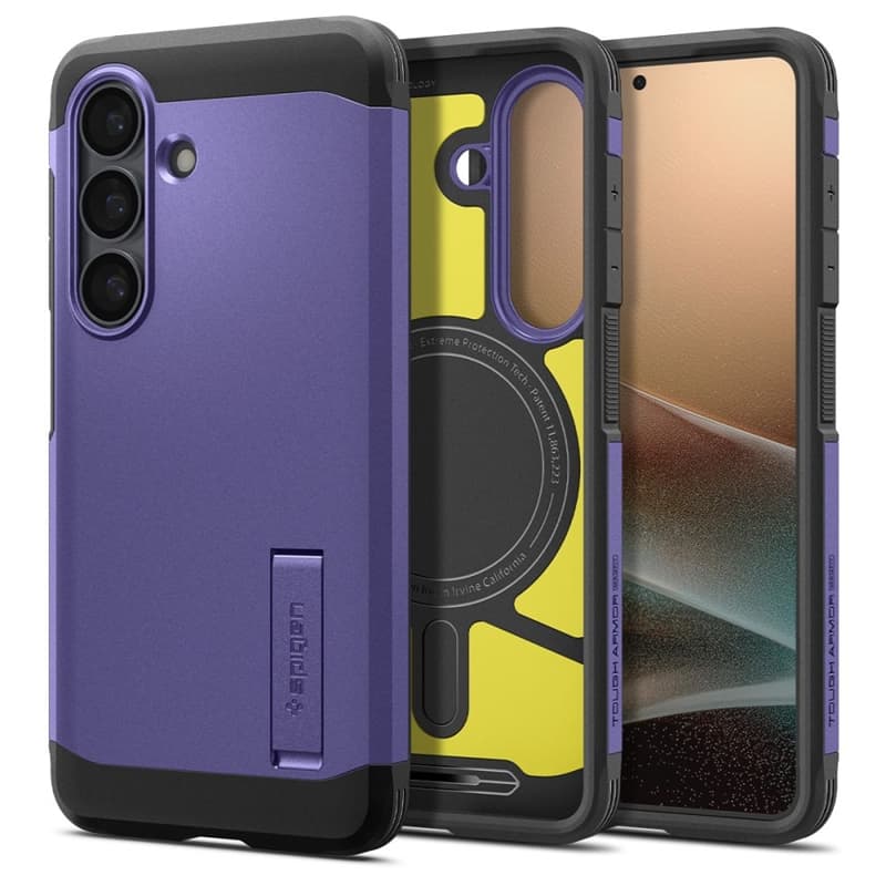 Spigen Tough Armor MagSafe - Case for Samsung Galaxy S26+ (Ash Violet) 1