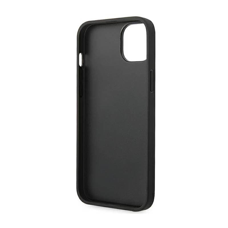Karl Lagerfeld Saffiano Mono Metal Logo - Case for iPhone 14 Plus (Gray) 7