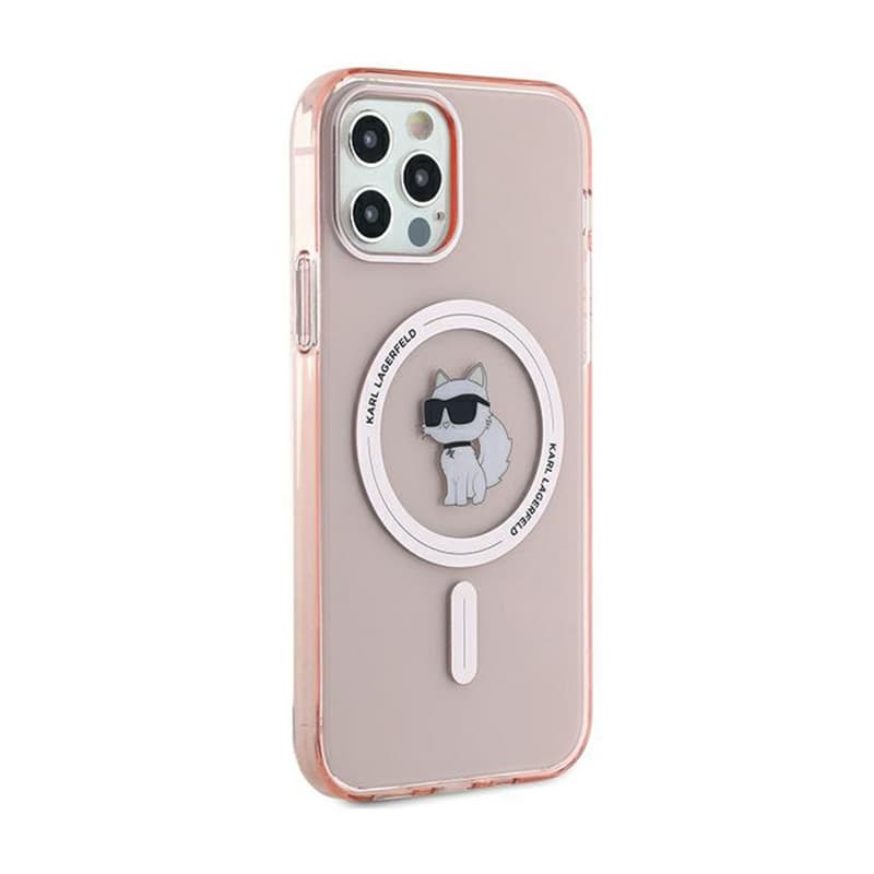 Karl Lagerfeld IML Choupette MagSafe - Case for iPhone 12 / iPhone 12 Pro (Pink) 4