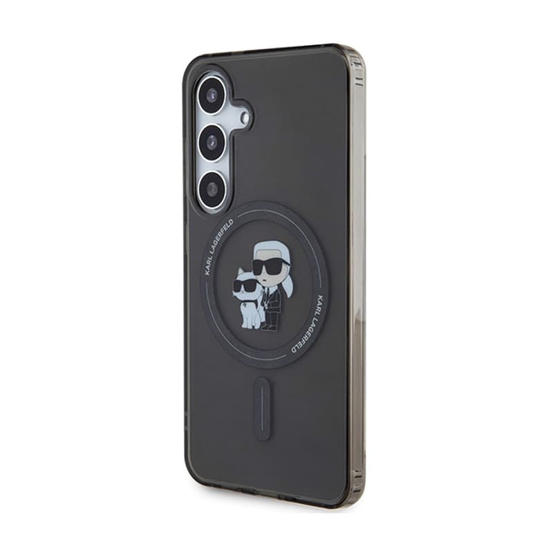 Karl Lagerfeld IML Karl & Choupette Glitter MagSafe - Samsung Galaxy S24 Case (black) 2