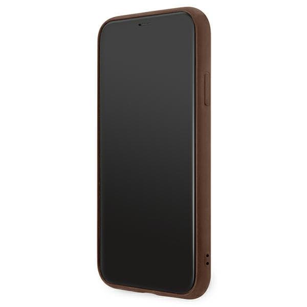 Guess 4G Metal Gold Logo - Case for iPhone 11 (brown) 5