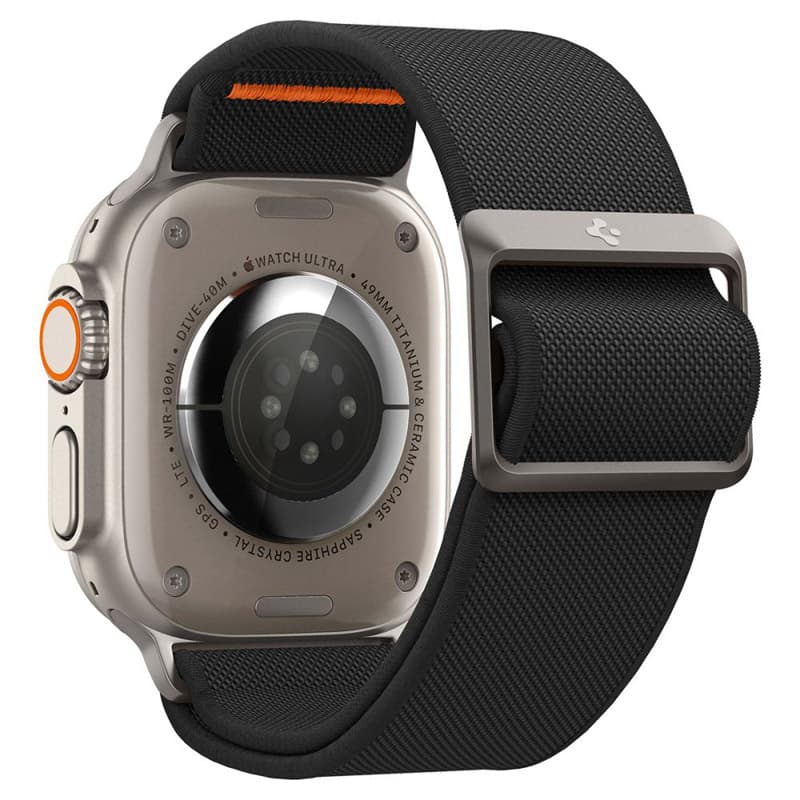 Spigen Fit Lite Ultra - Strap for Apple Watch 42/44/45/49 mm (Black) 2