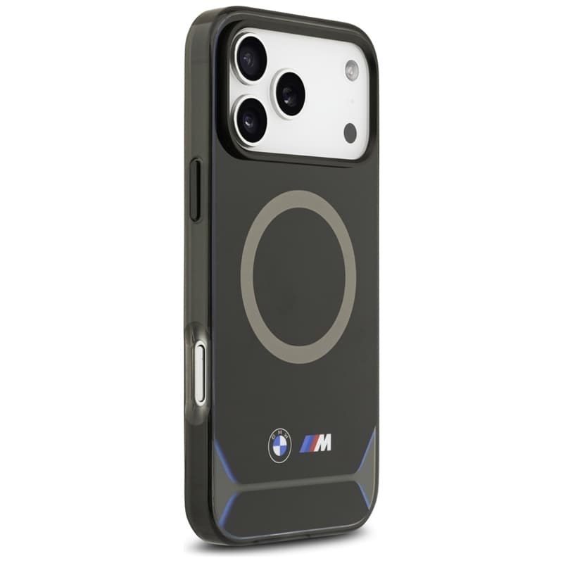 BMW M IML Metal Buttons & Logo MagSafe - Case iPhone 17 Pro Max (black-blue) 4