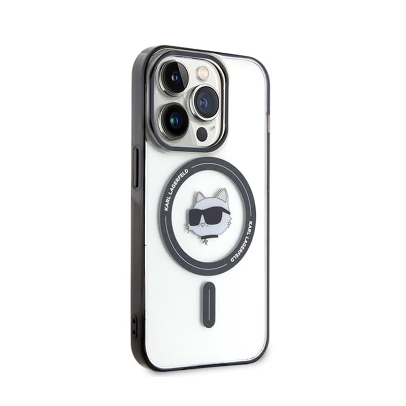 Karl Lagerfeld IML Choupette Head MagSafe - iPhone 15 Pro Max Case (Transparent) 4