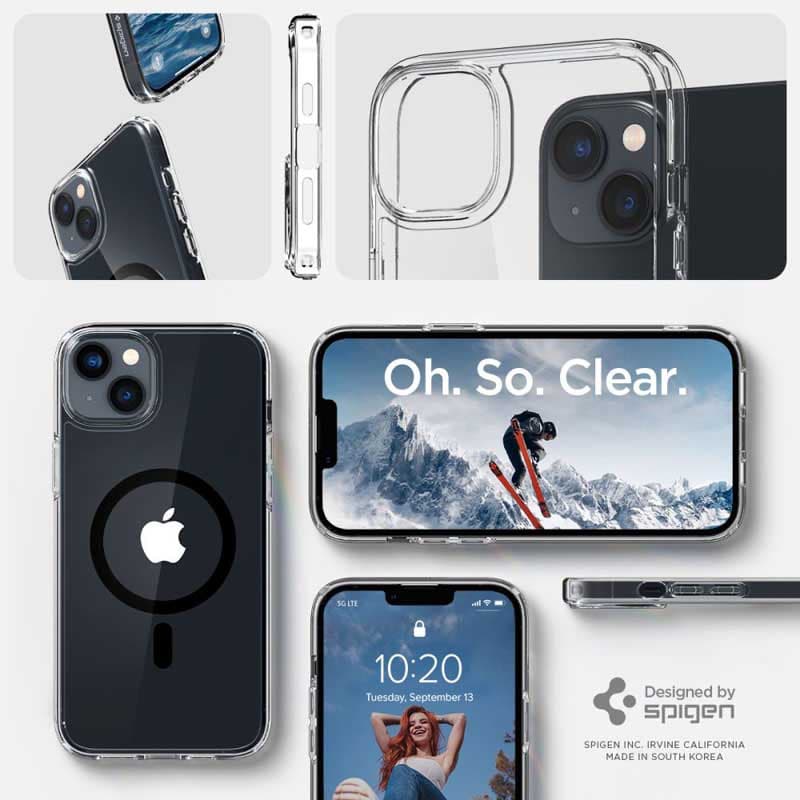 Spigen Ultra Hybrid Mag MagSafe - Case for iPhone 15 Plus / iPhone 14 Plus (Black) 5
