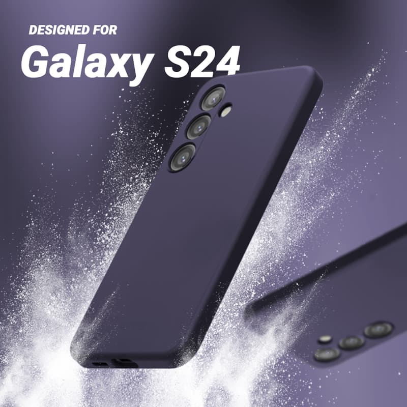 Crong Color Cover - Samsung Galaxy S24 Case (Purple) 5