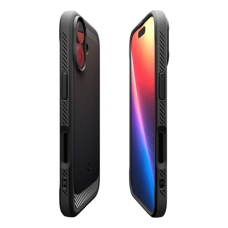 Spigen Rugged Armor Mag MagSafe - Case for iPhone 17 (Matte Black)   6