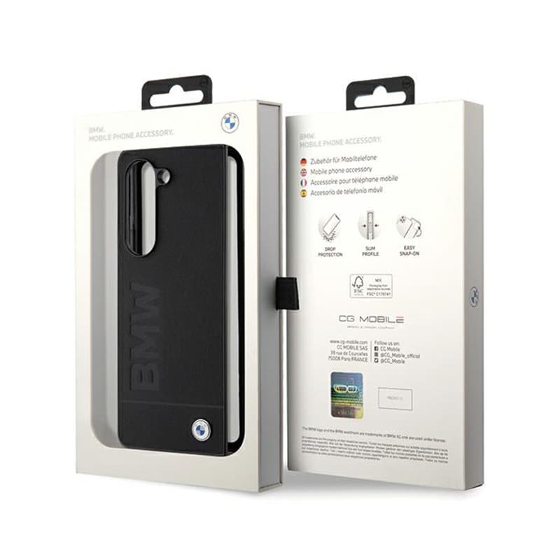 BMW Signature Logo Imprint - Case for Samsung Galaxy Z Fold 5 (Black) 7