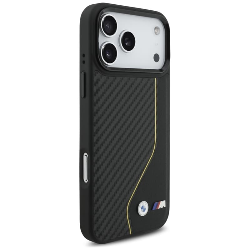 BMW M Carbon Line & Logo MagSafe - Case iPhone 17 Pro Max (yellow) 4