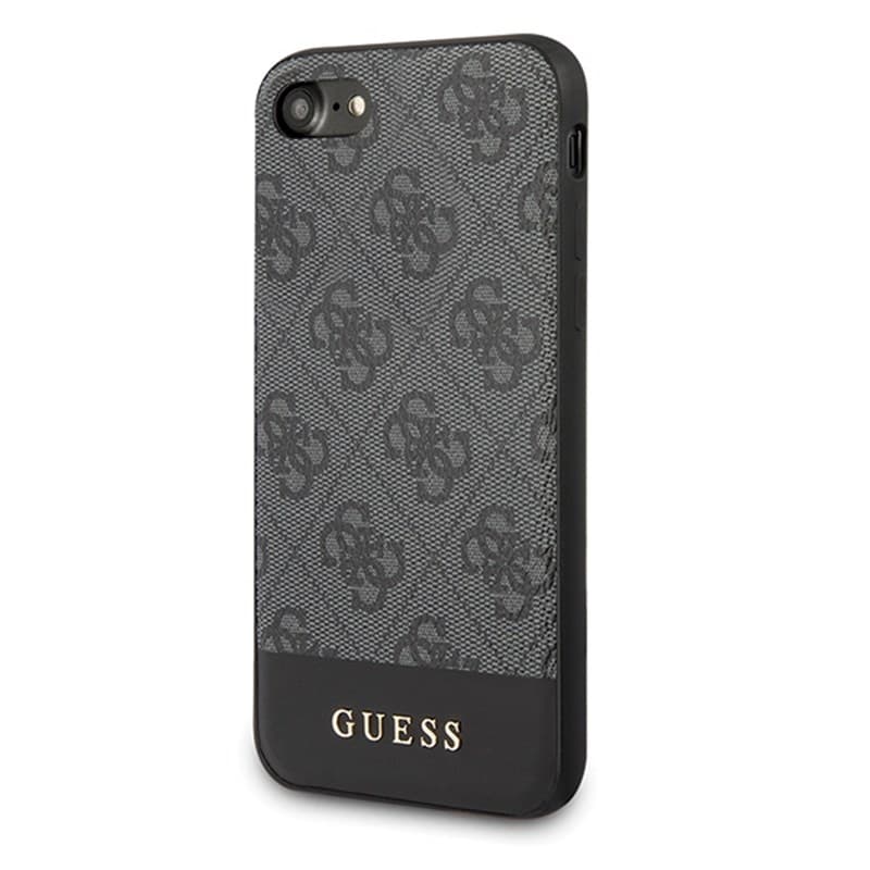 Guess 4G Bottom Stripe Collection - Case iPhone SE 2020 / 8 / 7 (Grey) 2