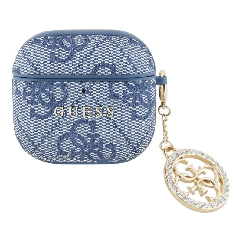 Guess 4G Strass Charm - AirPods 4 Case (blue)